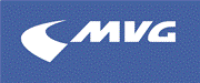 MVG-Logo mit Hintergrund blau
